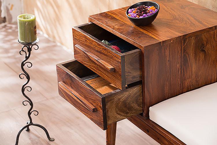 Aeko One Seater Bench Made Of Sheesham Wood