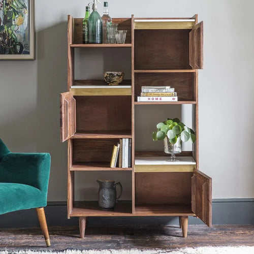 Arko Open Bookcase Made Of Sheesham Wood